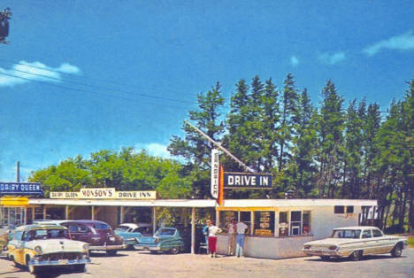 Drive Inn Restaurant, Park Rapids Minnesota, 1960's
