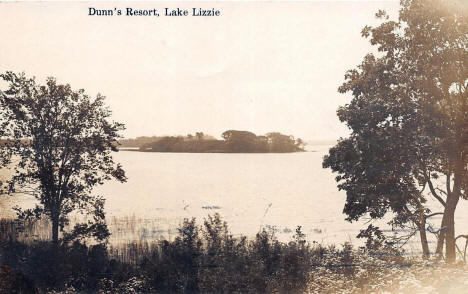 Dunn's Resort, Lake Lizzie, Pelican Rapids Minnesota, 1913