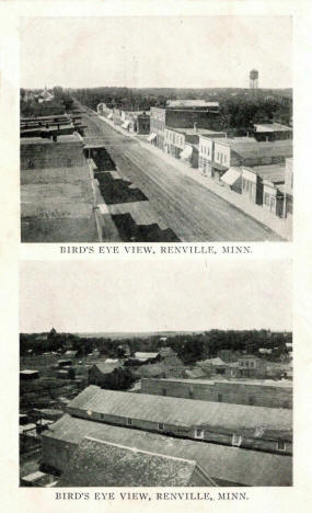Birdseye views, Renville Minnesota, 1911