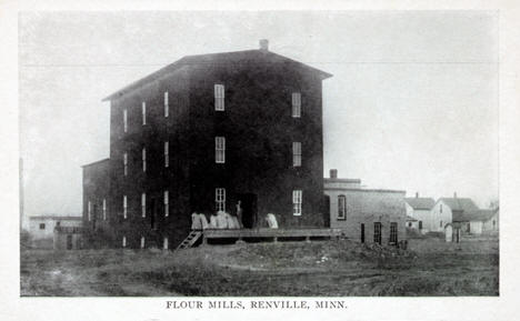 Flour Mills, Renville Minnesota, 1900