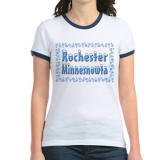 Rochester Minnesnowta Ringer T-Shirt