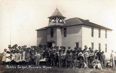 Public School, Russell Minnesota, 1915