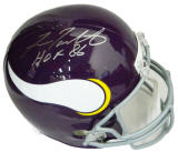 Fran Tarkenton Signed Minnesota Vikings Throwback Riddell Full Size Replica Helmet with HOF 86