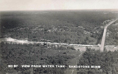 View from Water Tank, Sandstone Minnesota, 1910's