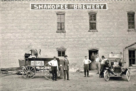 Shakopee Brewery, Shakopee Minnesota, 1920's
