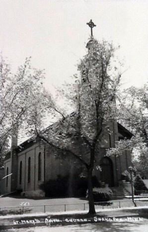 St. Mary's Catholic Church, Shakopee Minnesota, 1950's