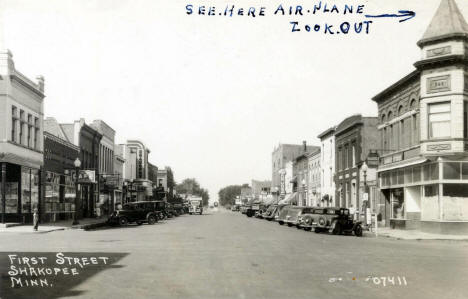 First Street, Shakopee Minnesota, 1944