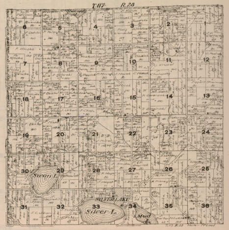 Plat map of Hale Township, McLeod County, Minnesota, 1916