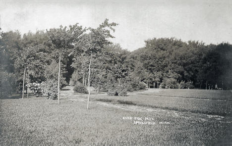 Riverside Park, Springfield Minnesota, 1909