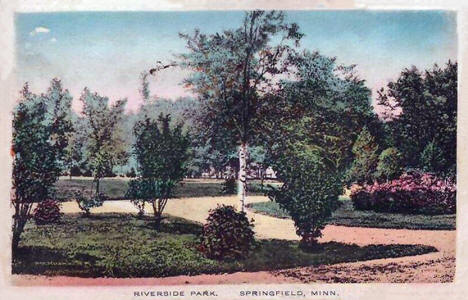 Riverside Park, Springfield Minnesota, 1917