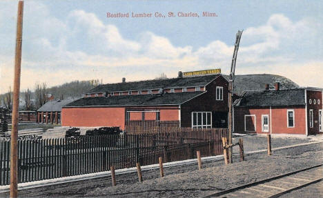 Bostford Lumber Company, St. Charles Minnesota, 1914