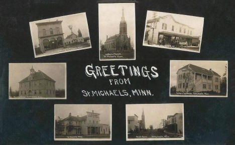 Multiple scenes, St. Michael Minnesota, 1915
