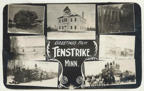 Multiple scenes, Tenstrike Minnesota, 1911