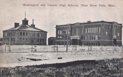 Washington and Lincoln High Schools, Thief River Falls Minnesota, 1910
