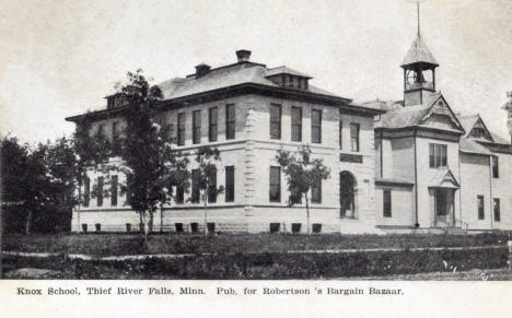Knox School, Thief River Falls Minnesota, 1907