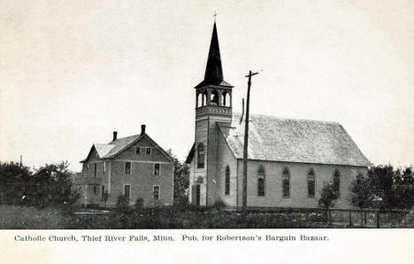 Catholic Church, South Duluth Avenue, Thief River Falls Minnesota, 1907