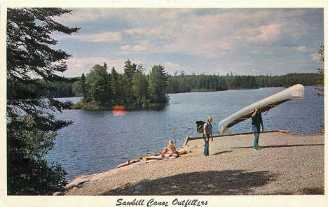 Sawbill Canoe Outfitters, Tofte Minnesota, 1950's
