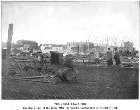 Aftermath of the Great Tracy Fire, Tracy Minnesota, 1891