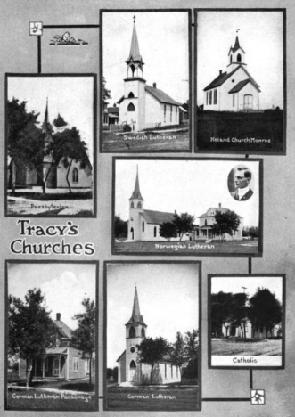 Churches, Tracy Minnesota, 1912