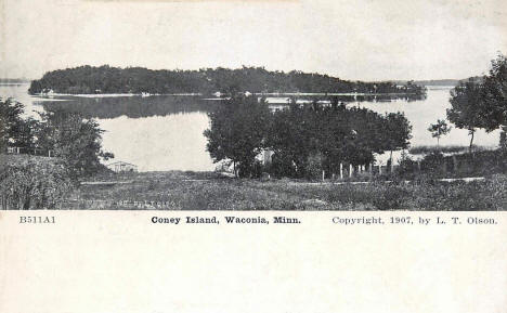 Coney Island, Waconia Minnesota, 1907