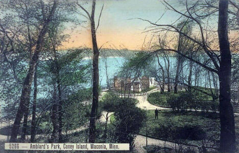 Amblard's Park, Coney Island, Waconia Minnesota, 1911