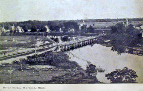 River scene, Warroad Minnesota, 1910's