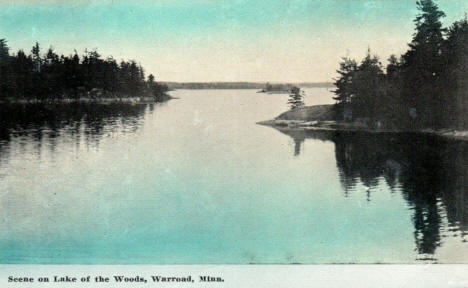 Scene on Lake of the Woods, Warroad Minnesota, 1916