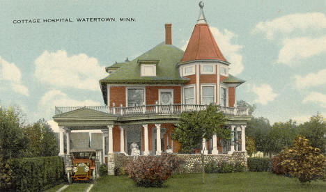 Cottage Hospital, Watertown Minnesota, 1919