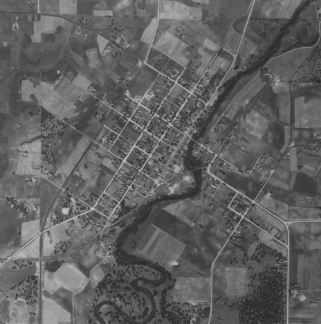 Aerial view, Watertown Minnesota, 1937
