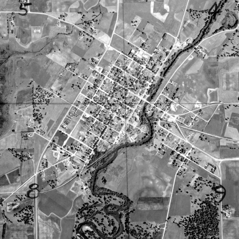 Aerial photo, Watertown Minnesota, 1951