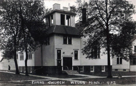 Evangelical Church, Wells Minnesota, 1940's