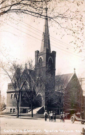 Catholic Church, Wells Minnesota, 1940's