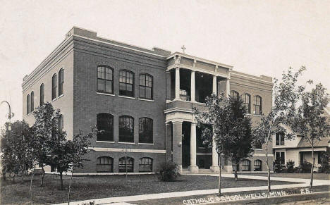 Catholic School, Wells Minnesota, 1911
