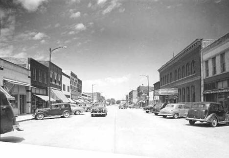 Main Street, Wells Minnesota, 1952