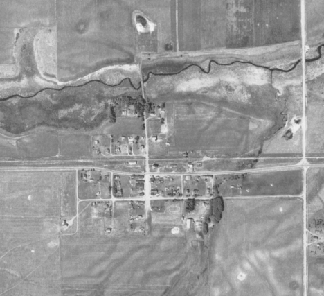 Aerial view, Westport Minnesota, 1939