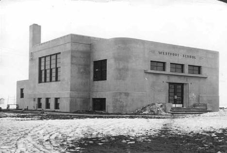 Westport School, Westport Minnesota, 1940