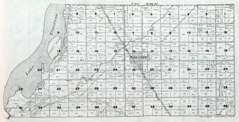 Plat map, Lake Valley Township in Traverse County Minnesota, 1916