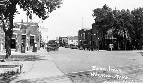 Broadway, Wheaton Minnesota, 1935