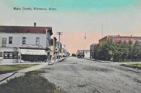 Main Street, Wheaton Minnesota, 1910