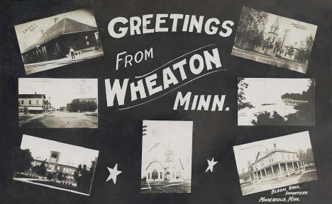 Multiple scenes, Wheaton Minnesota, 1906