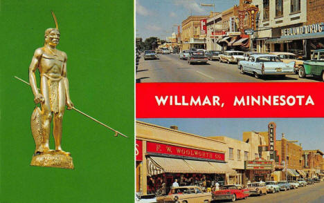Multiple scenes, Willmar Minnesota, 1960's