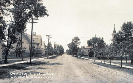 Litchfield Avenue West, Willmar Minnesota, 1910's