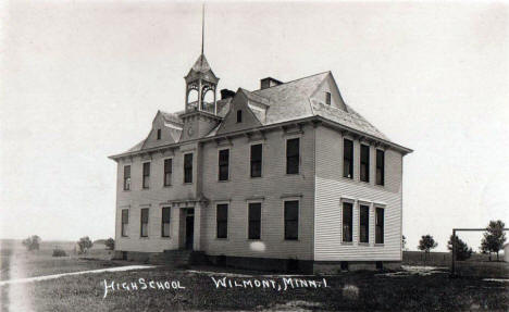 High School, Wilmont Minnesota, 1913