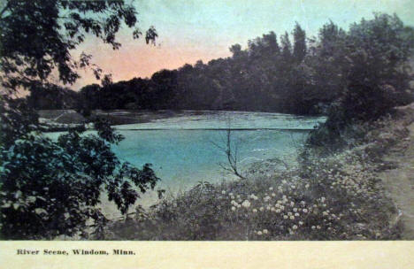 River scene, Windom Minnesota, 1910's