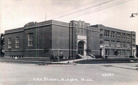 High School, Windom Minnesota, 1920's