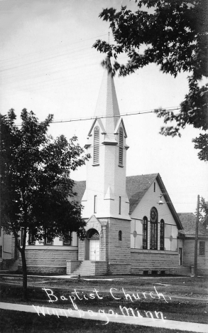 Baptist Church, Winnebago Minnesota, 1920's