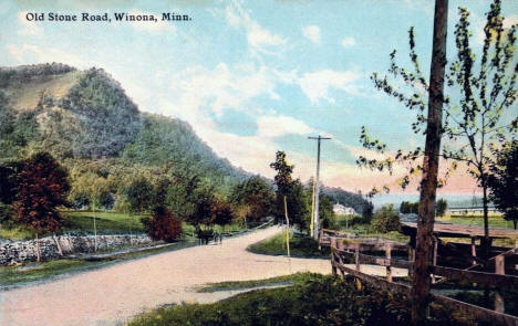 Old Stone Road, Winona Minnesota, 1908