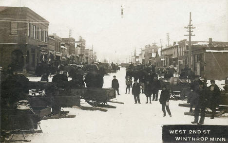 West 2nd Street, Winthrop Minnesota, 1910