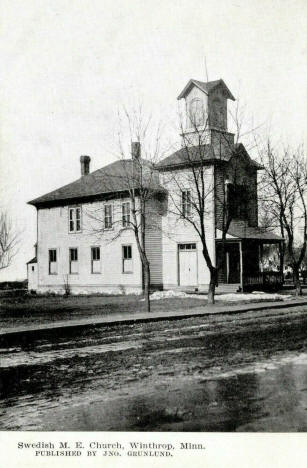 Swedish Methodist Episcopal Church, Winthrop Minnesota, 1910's