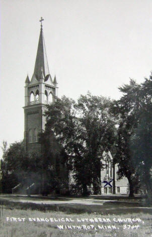First Evangelical Lutheran Church, Winthrop Minnesota, 1950's
